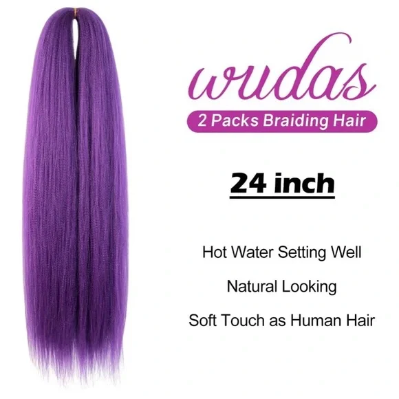 Passion Twist Crochet Hair - Purple - Picture 2 of 7